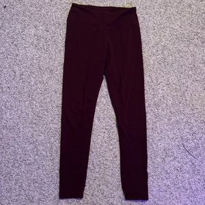 Burgundy Aerie Leggings